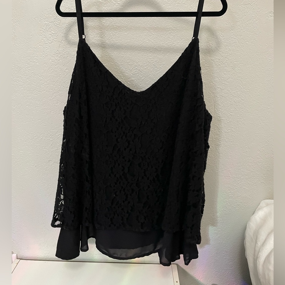 Torrid Black Double Layer Cami - image 3